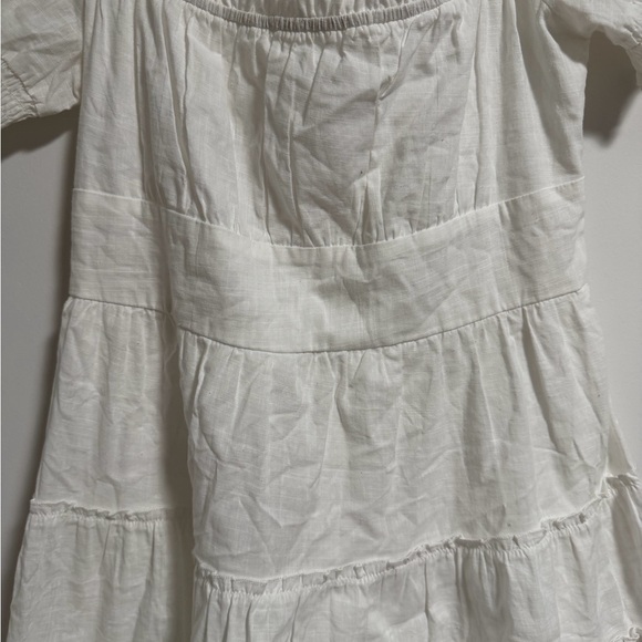 Altar'd State White Tiered Mini Dress like new XL - Picture 3 of 16